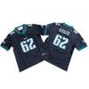 Mens Retro Embroidered American Football Jersey Philadelphia Eagles Vintage Style Sport Shirt Fan Wear