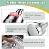 360 Degree Rotatable 2/3 Mode Faucet Extender Water Saving Bubbler Nozzle Adapter for Kitchen & Bathroom Home Faucet Accessories