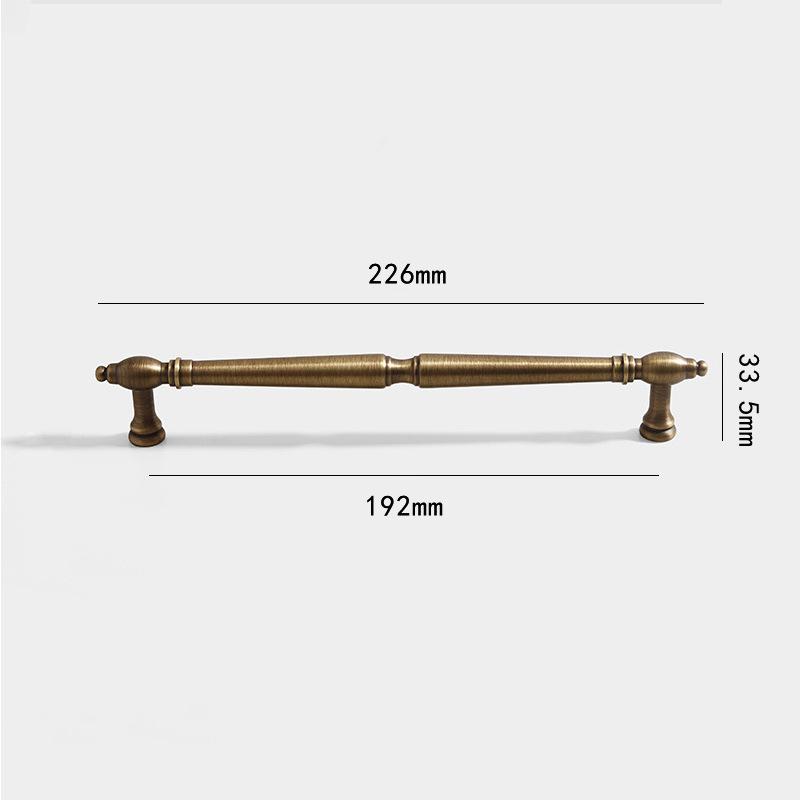 New Design Solid Antique Brass Handle Knobs Home Decorative Hardware Cabinet Drawer Handles