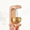 Creative Japanese Style Magnetic Wooden Door Bell Home Entrance Wind Chime Decoration Dopamine Walnut Copper Ornam Wind Chimes