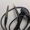 Replacement Headphones PVC Wire 6.35mm Adapters for HD8 HD6 HD7 DJ750 HD598SE HD598CS HD599 Gold Connectors Cable
