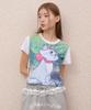 WAIKEI Aristocats Printed Short Sleeve T-Shirt White
