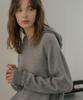 TILL I DIE Wholegarment Wool Hood Knit [Tifa06Sw03]_Gray