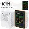 10 In 1 Air Quality Detector CO2 Meter 2.8 Inch TFT Display Carbon Dioxide Detector Formaldehyde CO2 Detector for Indoor/Outdoor