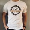I Love Wood Tshirt Woodworkers Hobby Sawblade with Hand Plane Graphic T Shirts Woman Man Unisex Adult Cotton Shortsleev