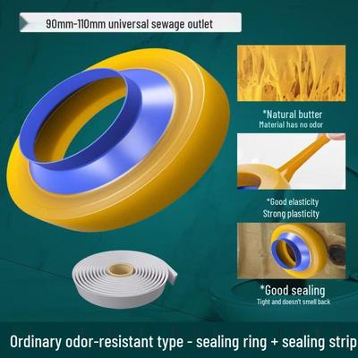 Toilet Flange Anti-Odor Leak-Proof Seal Kit