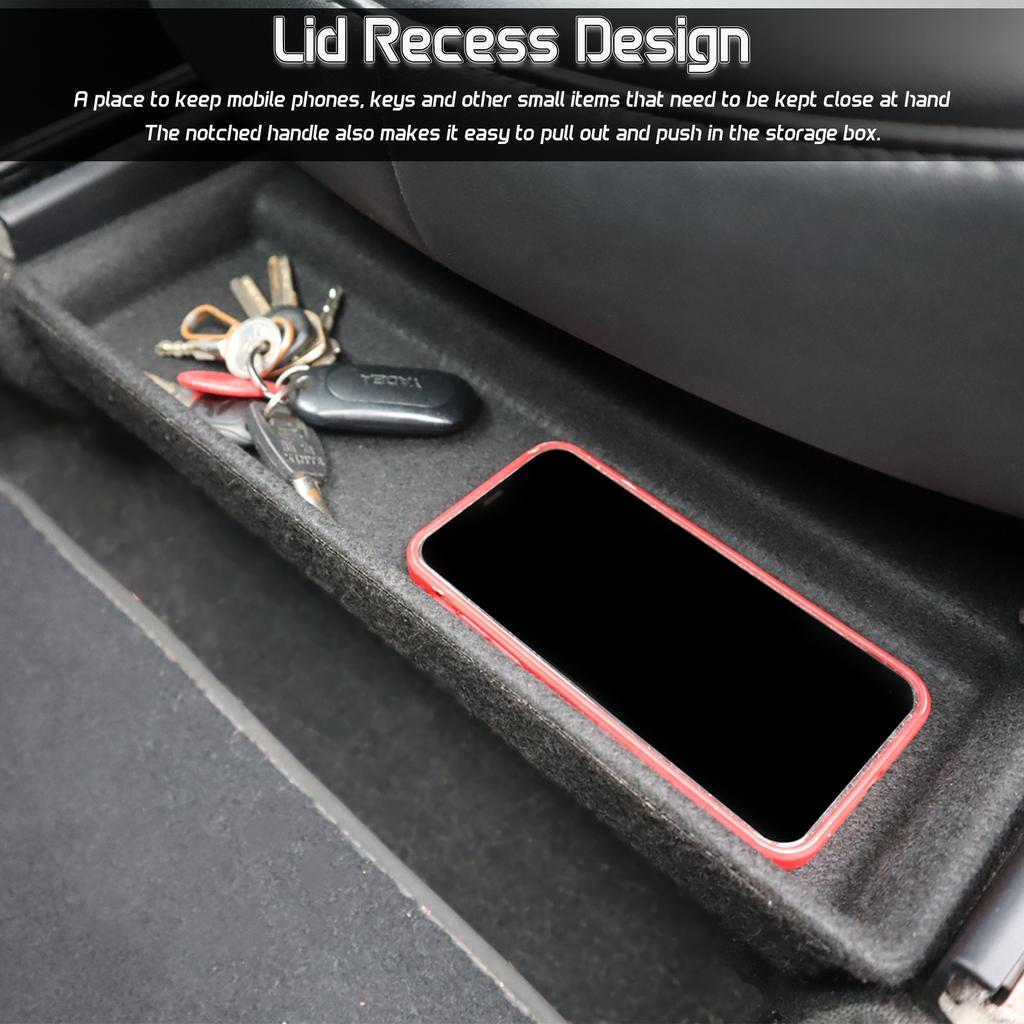 Actualizare Futhope 2022 pentru Tesla Model Y Cutie de depozitare sub scaun Cutie organizatoare de mare capacitate Suport pentru sertar Interior auto