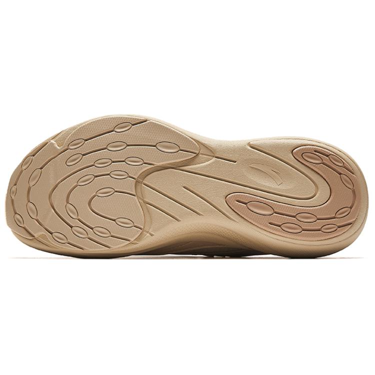 Anta Comfortable Shock Absorbing Non-Slip Durable Low-Top Casual Running Shoes Women Sneaker Brown 922445513-2