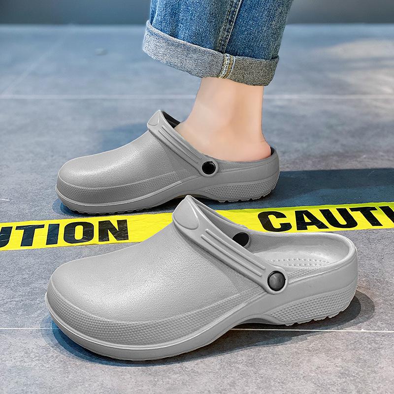 Protiskluzové chirurgické boty pro zdravotní sestry, pantofle do operačního sálu, monitorovací místnost, gumové boty s tužinkou, perforované boty