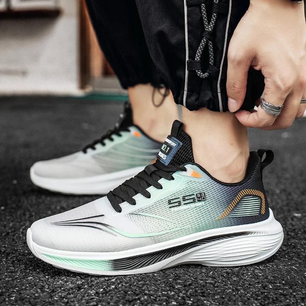 Men Summer Casual Sports Sneakers Breathable Lightweight Mesh Men's Tennis Shoes, Sneakers, Neutral Style, Training Shoes
