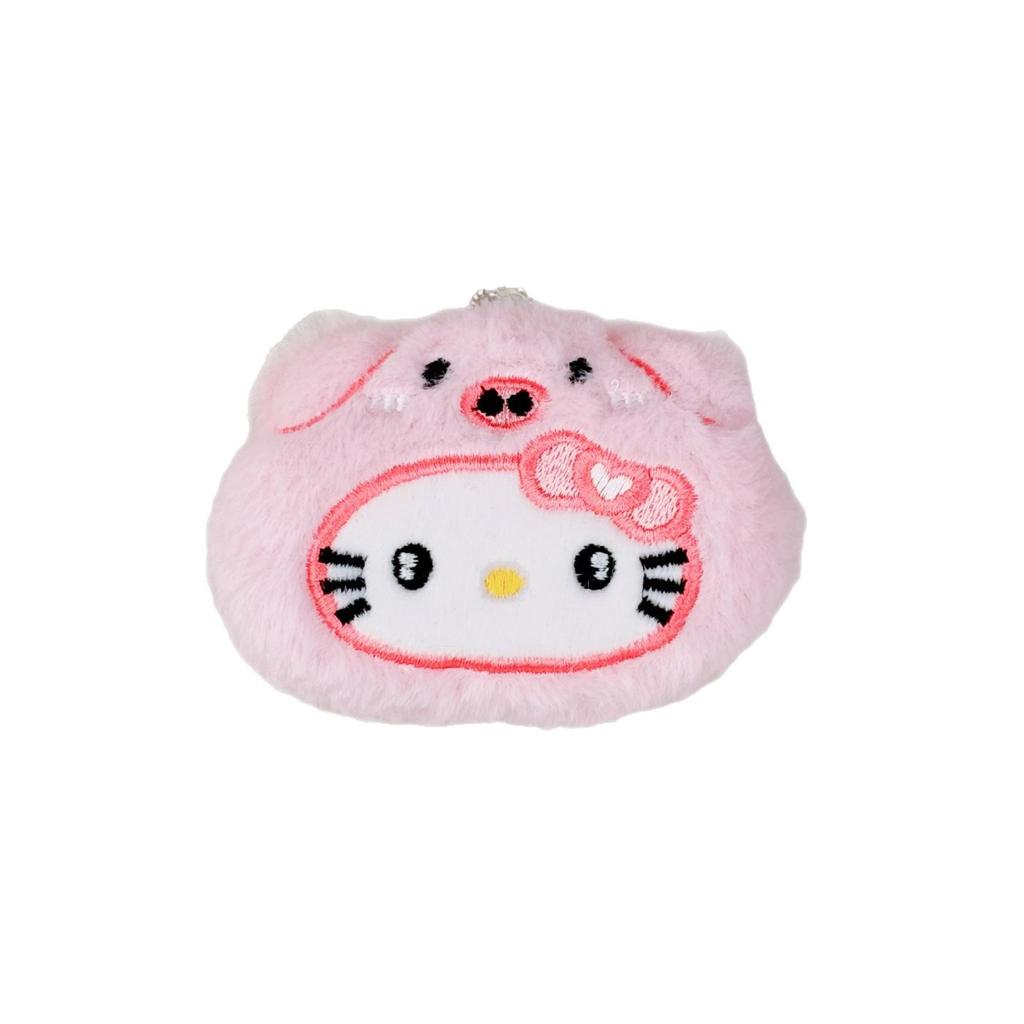 Cartoon Butter Cat Plush Keychain - Cute KT Cat Pendant Bag Charm