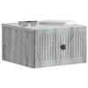 Wall Mounted Nightstand Grey Sonoma 33 x 34.5 x 20 cm