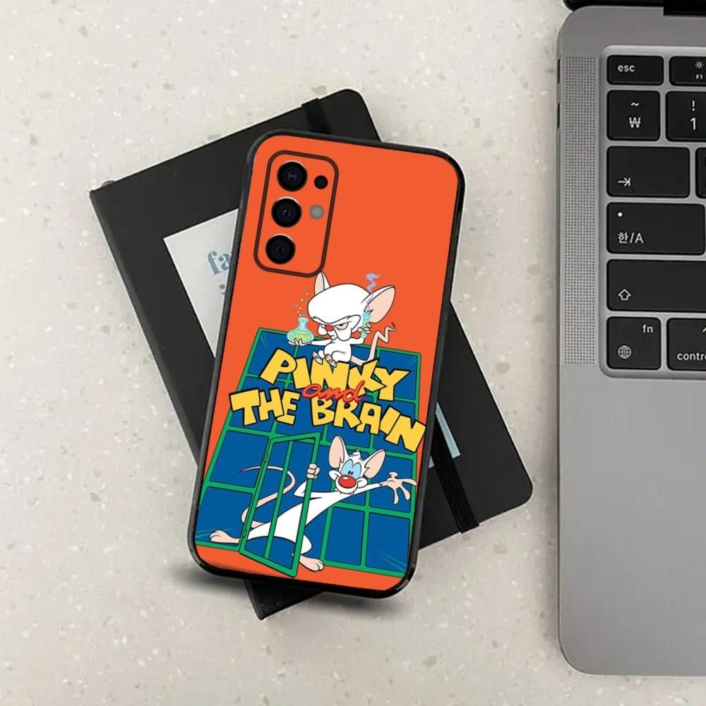 P-Pinky And The Brain Cartoon Phone Case For Samsung S24,S21,S22,S23,S30,Ultra,S20,Plus,Fe,Lite,Note,10,9,5G Black Soft Cover