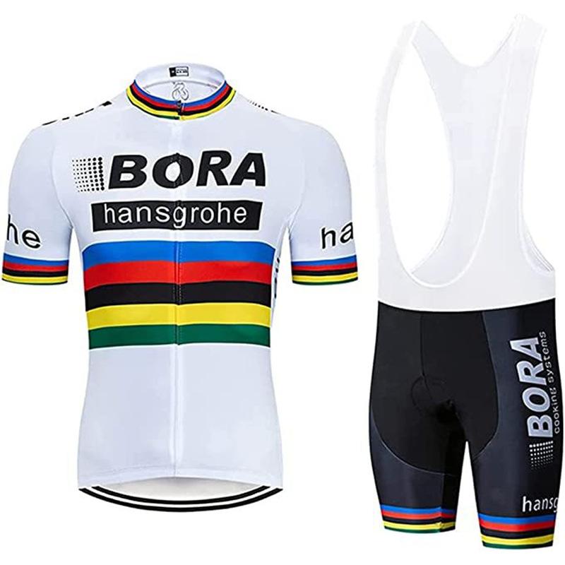 Set esclusivo transfrontaliero di abbigliamento da ciclismo BORA, maglie a maniche corte e pantaloncini, l'abbigliamento da ciclismo è personalizzato dai produttori per renderlo popolare su Amazon