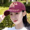 Baseball Letterings Alphabet Vall Stitched Stitching Embroidered Vintage American Women  Men For Neutral Gender Fresh Caps Peaked Hats Street