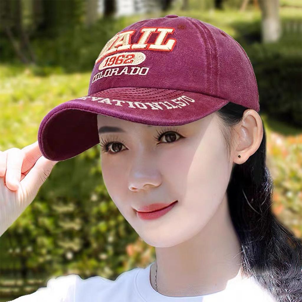 Baseball Letterings Alphabet Vall Stitched Stitching Embroidered Vintage American Women  Men For Neutral Gender Fresh Caps Peaked Hats Street
