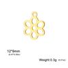 5pcs/Lot Mushroom Cherry Flower Stainless Steel Charms For Jewelry Making DIY Bracelet Necklace Acccessories