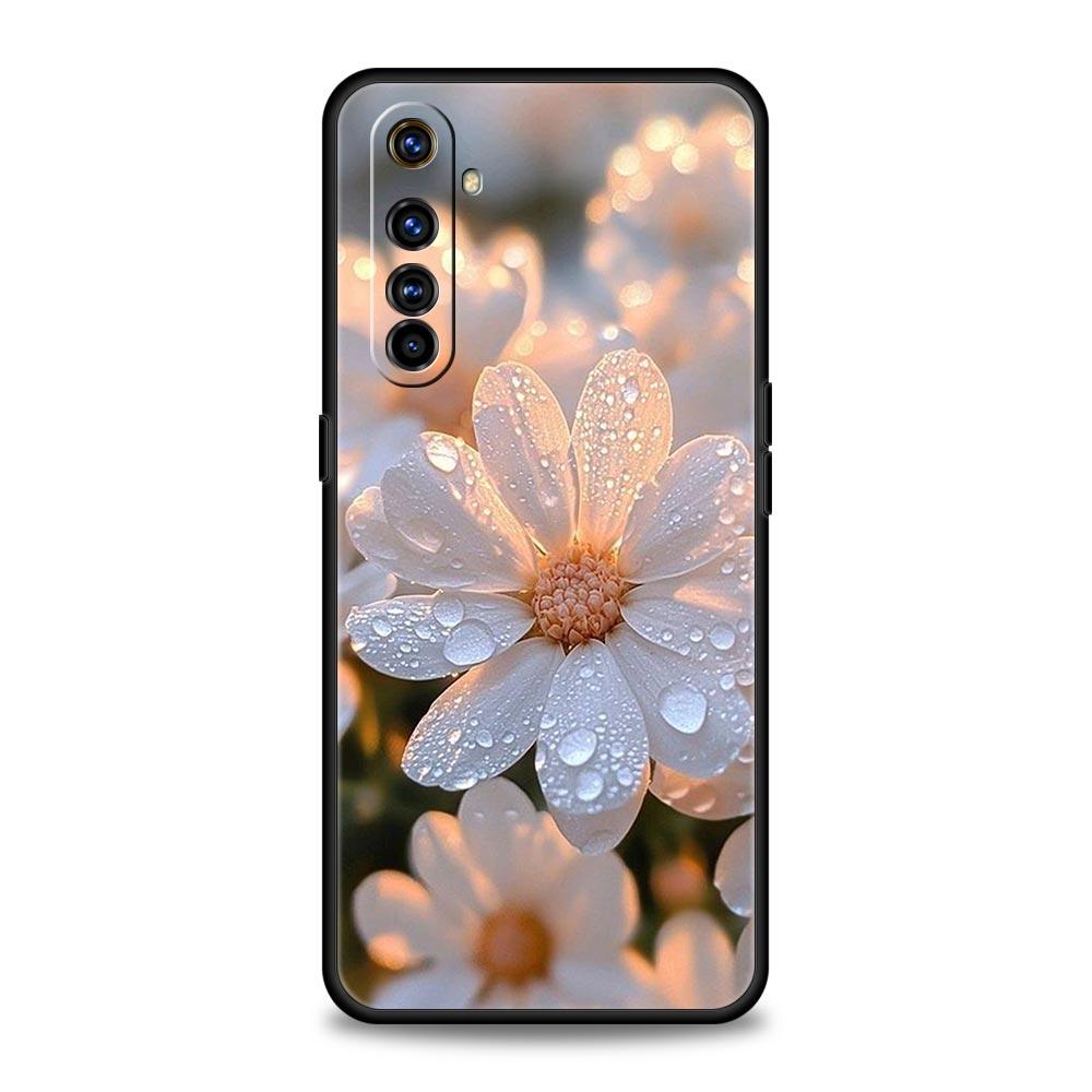 Soft Pale Little Flower Phone Case For Realme 13 12 10 9 8 7 GT3 GT5 GT2 Pro Plus 5G C21 C25 C35 GT Neo 2 3 3T 5 Cover