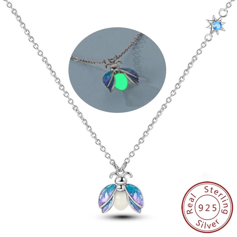 Original 925 Silver Necklace For Women Class Style Heart Shape Romantic Style High Quality Women Necklace Jewelry Gift