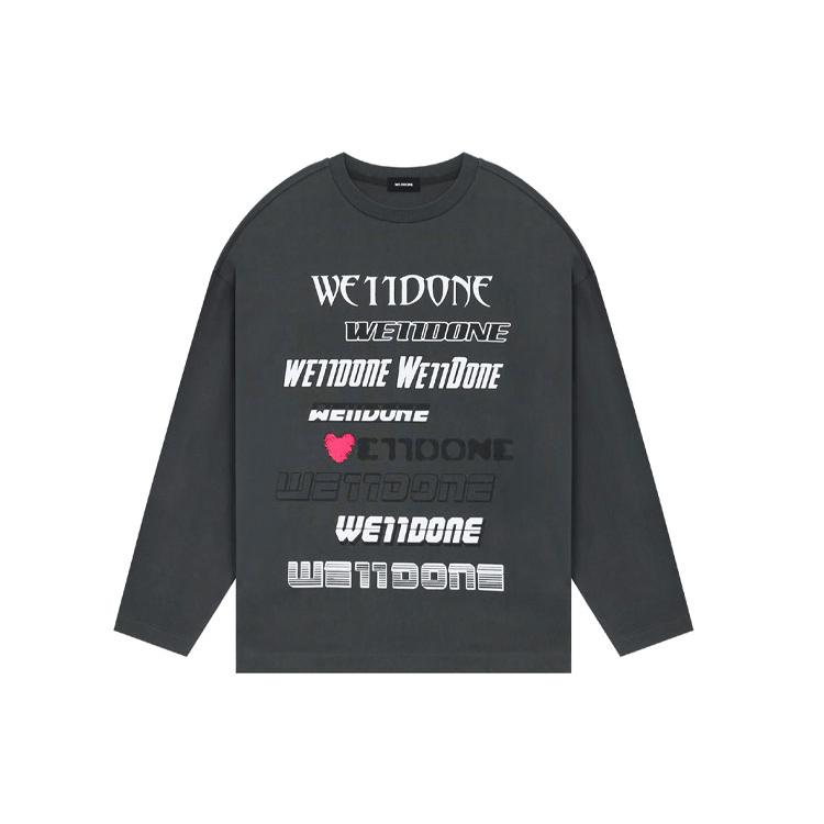 WE11DONE Logo print Cotton T shirt WD-TT3-22-903-U-CH