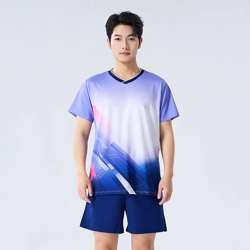 Lightweight Breathable Quick-Dry Sport T-Shirt Badminton Tennis Table Unisex Athletic Wear