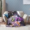 Murder Drones Blankets Velvet Tragi Comedy Soft Throw Blanket for Outdoor Travel Bedspread