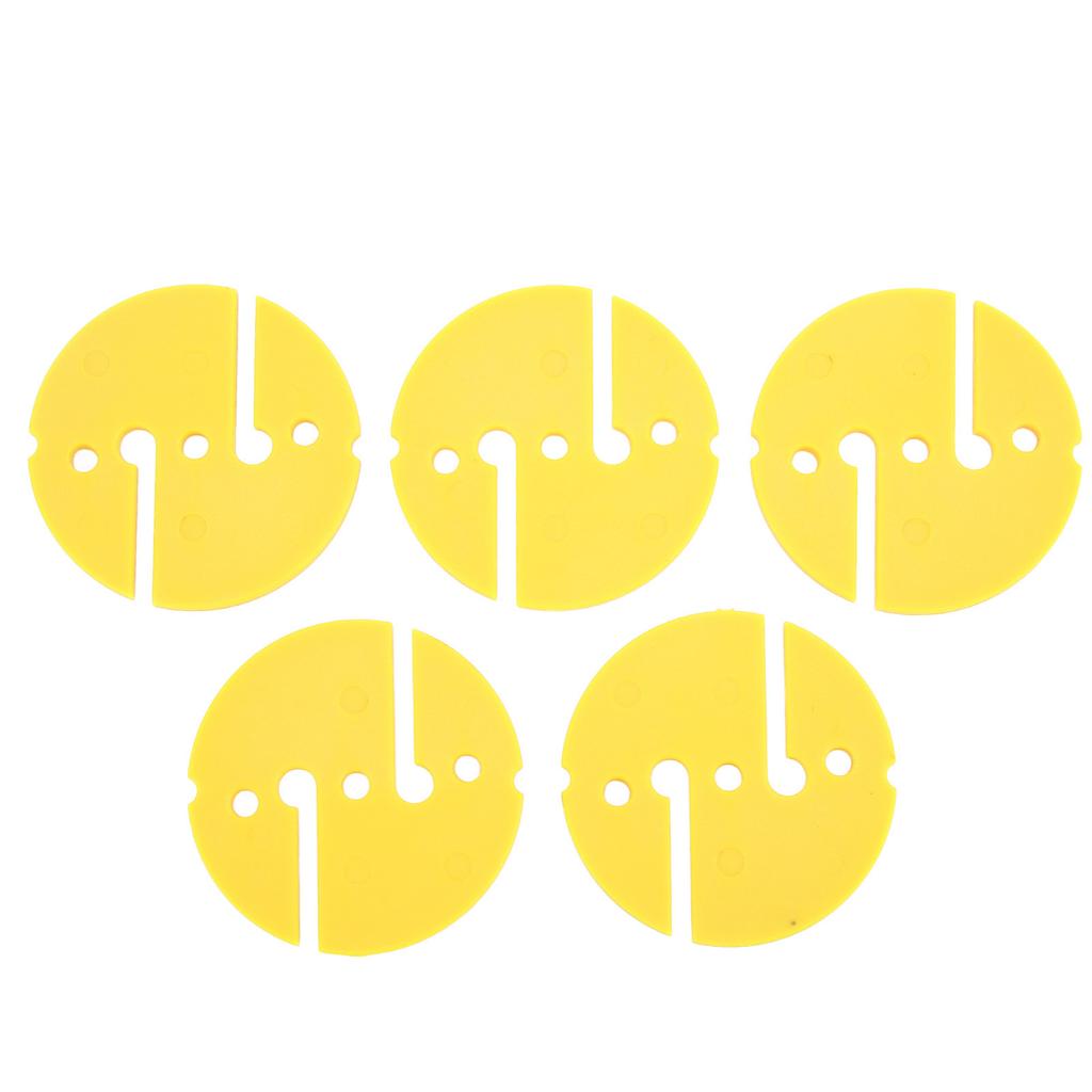 5Pcs Diving Line Marker Cave Dive Marker     Rope Line Marker PVC Round Shape for Underwater
