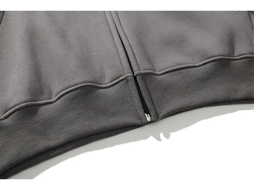 FOG ESSENTIALS Reflective Unisex Hooded Sweatshirt - Loose Fit Autumn/Winter Cardigan