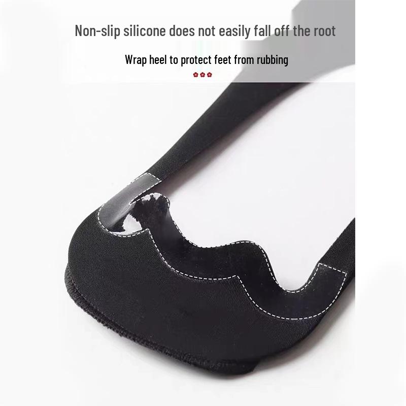Men's Breathable No-Show Non-Slip Ice Silk Socks - Sweat-Absorbent & Odor-Resistant
