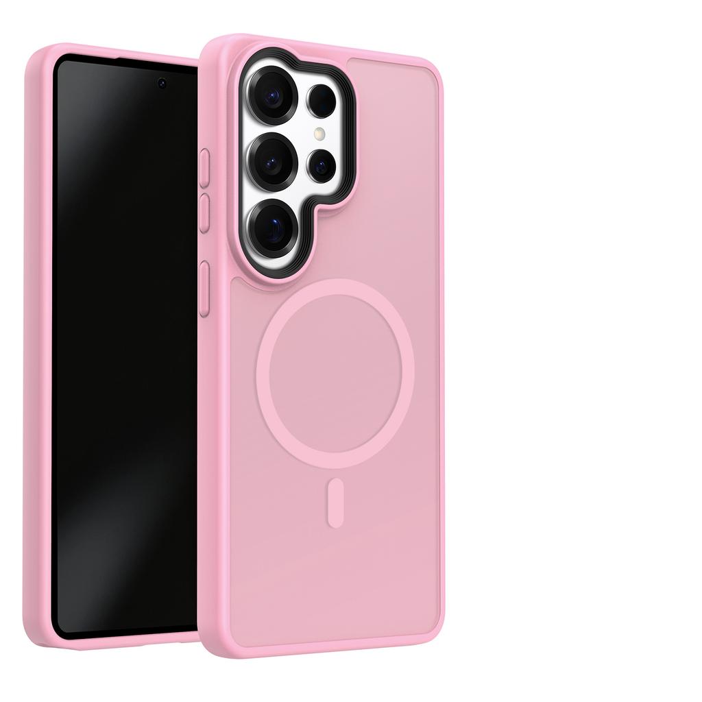 Applicable To Redmi A7 4G Black Skin-sensitive Magnetic Mobile Phone Case 2.0 Thickened S26ULTRA Dirt-resistant and Anti-drop Protective Case