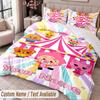 Custom Name Text 3Pcs Bedding Set El Payaso Plim Plim Duvet Cover And Two Pillowcases