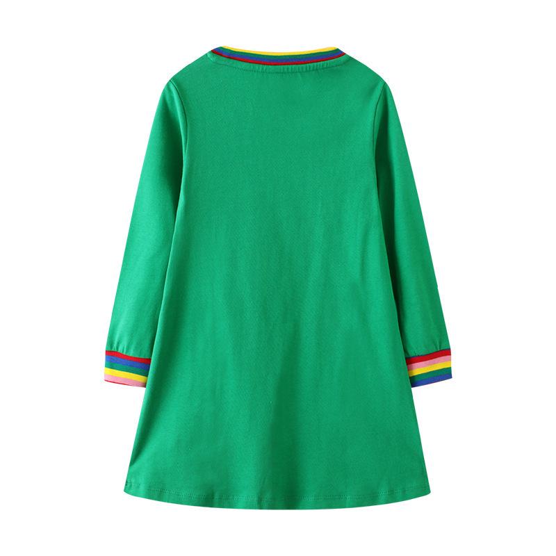 New Spring/Autumn Girls' Long Sleeve Princess Dress – European & American Style