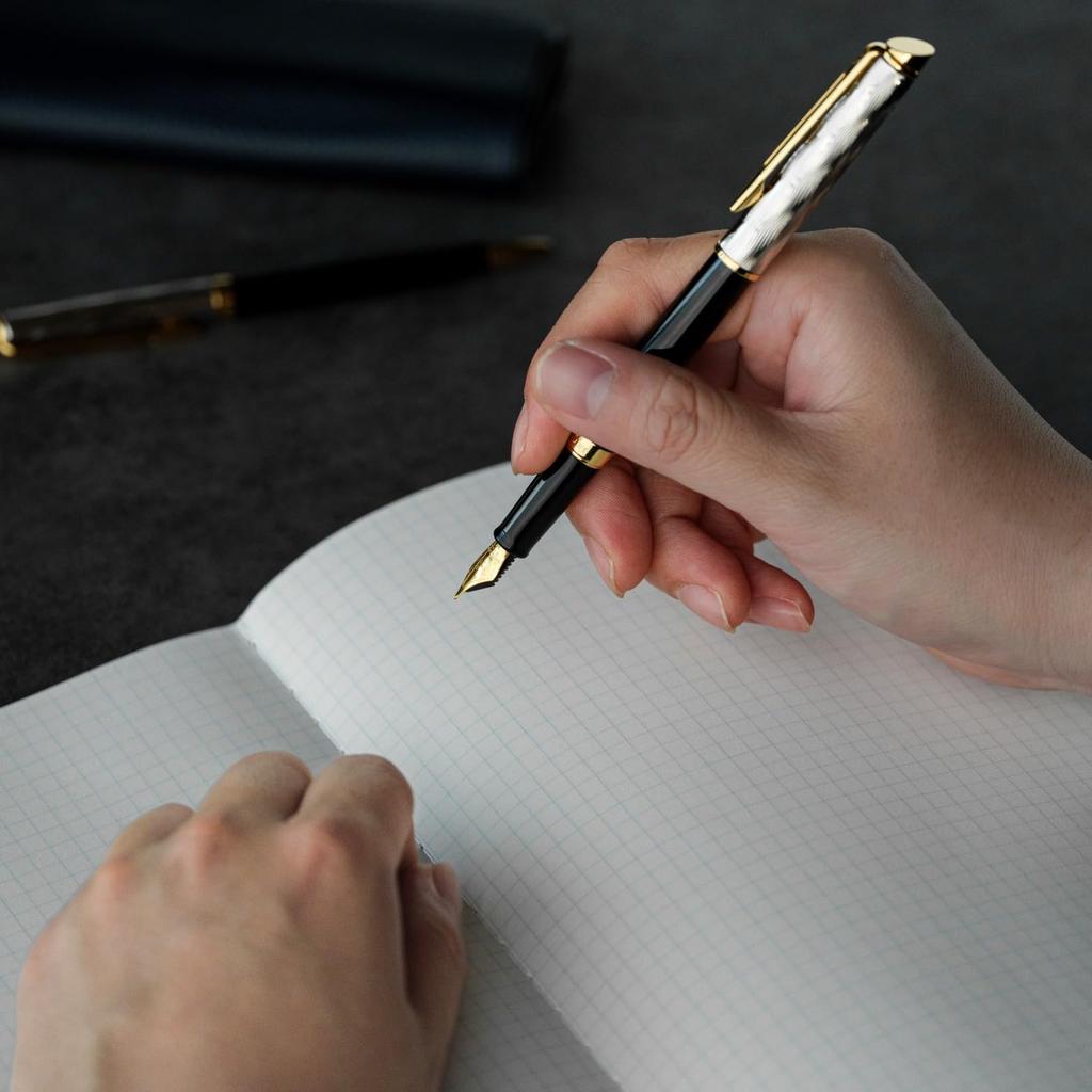 WATERMAN Metropolitan Deluxe Reflection of Paris GT Fountain Fine Gift Premium Officially Product Number 2200864 Pen, Nib, Boxed, Quality, Imported,