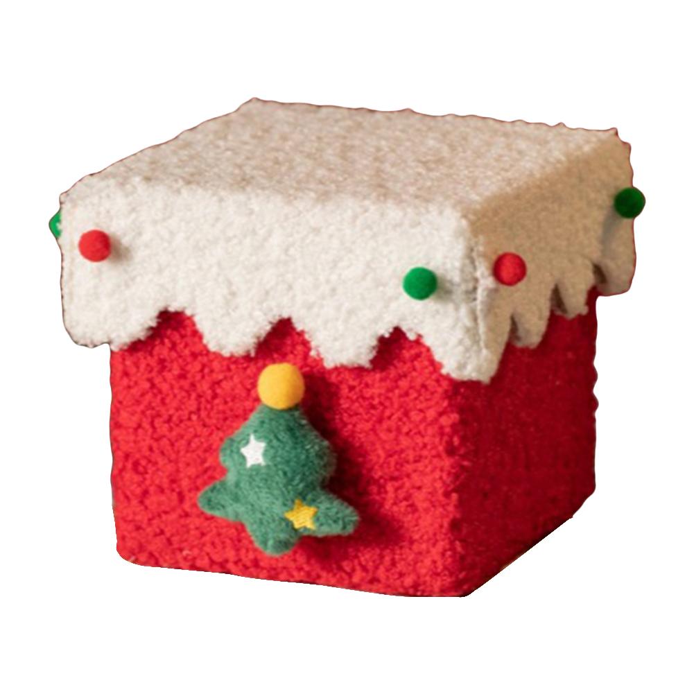 Christmas Candy Packaging Box DIY Xmas Apple Gift Box Christmas Creative Cookie Box for New Year Celebration