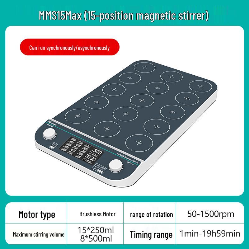 Digital Magnetic Stirrer with Temperature Control and Heating Platform