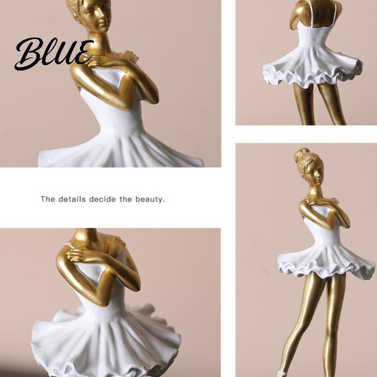Ballett Sammelgeschenk Tänzerin Figur Ballerina Statue mit Stabiler Runder Basis