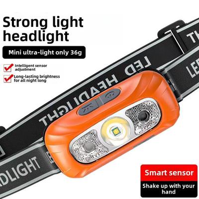 Bright Rechargeable Headlamp: Long-lasting for Outdoor Fishing and Home Use