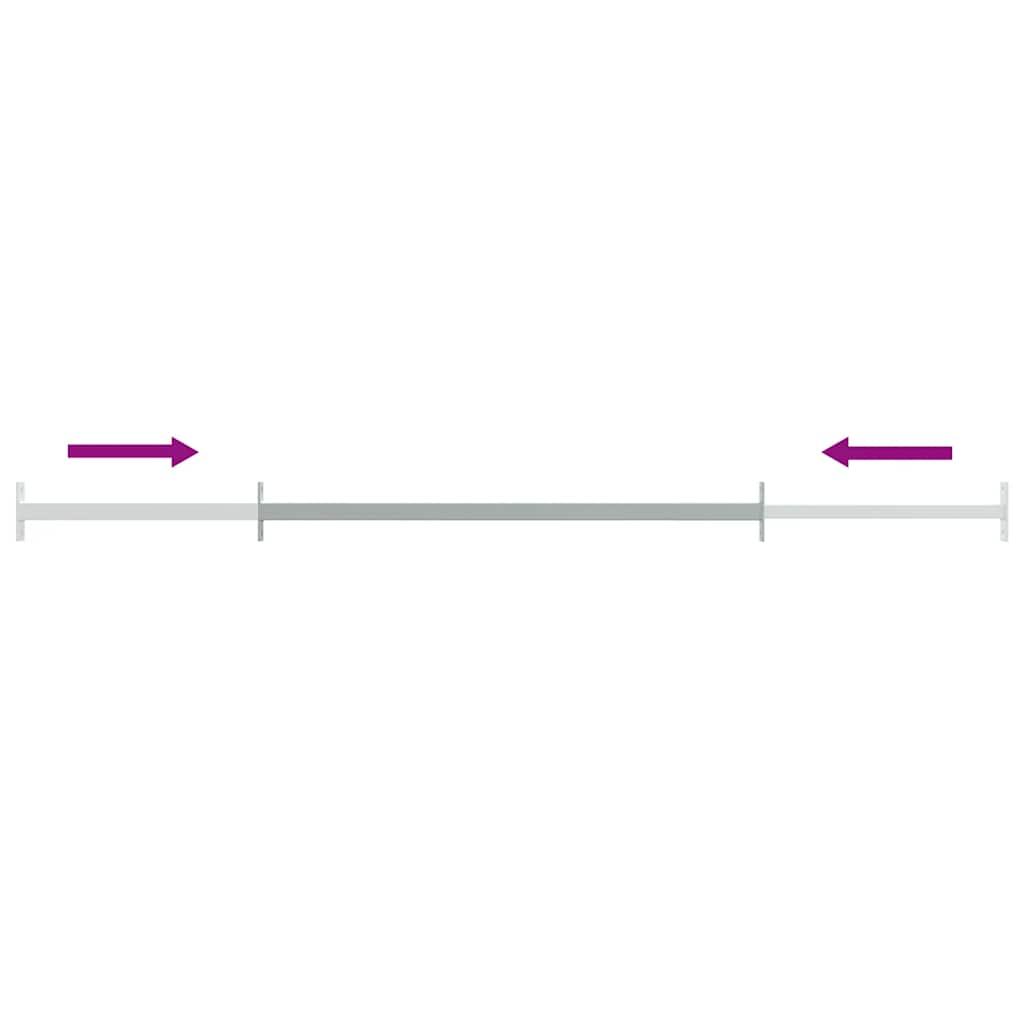 Adjustable Window Security Bars 3 Pcs 710 1200 Mm