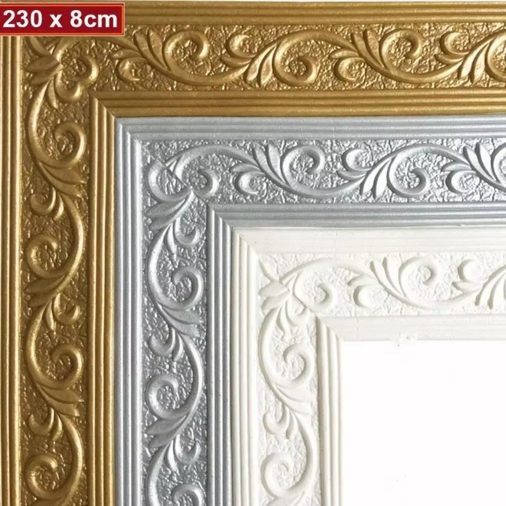 New 3D Wall Skirting Border Self Adhesive Waterproof Wall Stickers Door Frame Decoration TV Background Wall