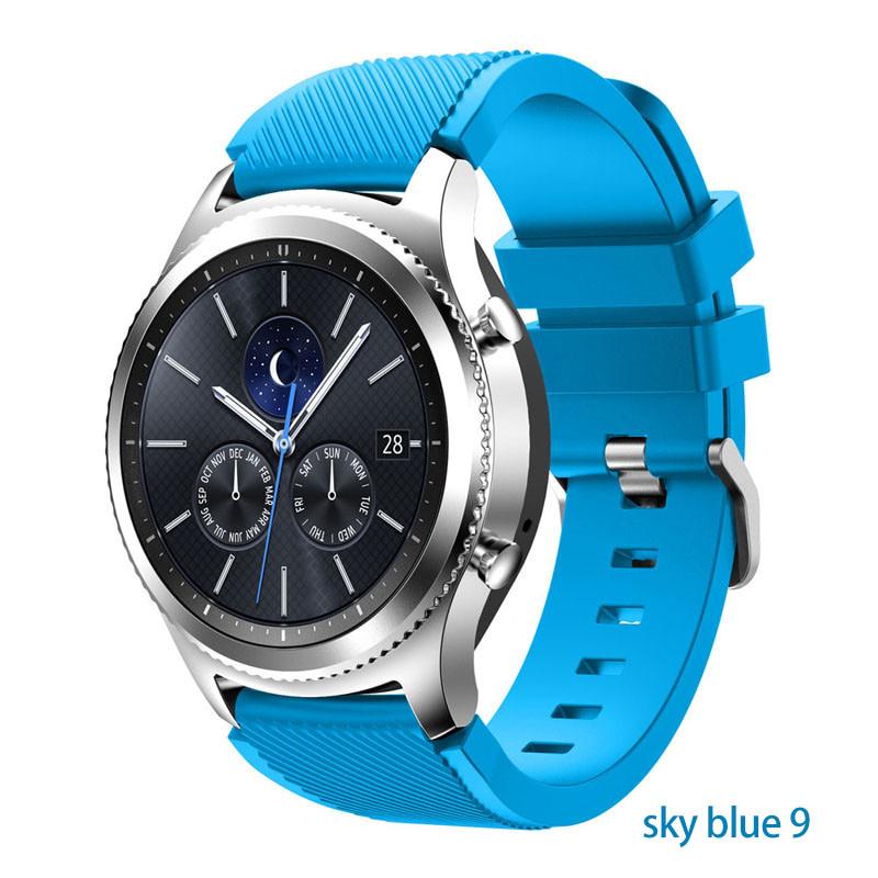 20mm 22mm Band for Samsung Galaxy Watch 4/Classic/46mm/42mm/active 2 Gear s3/S2 Silicone Bracelet Huawei GT/2/GT2/3 Pro Strap