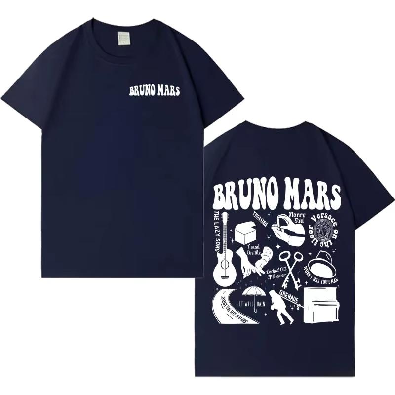 Singer Bruno Mars Tshirt Hip Hop Hipster 2026 Spring Summer New Men Women Aesthetic Casual Tshirt Fashion Gothic Short Sleeve