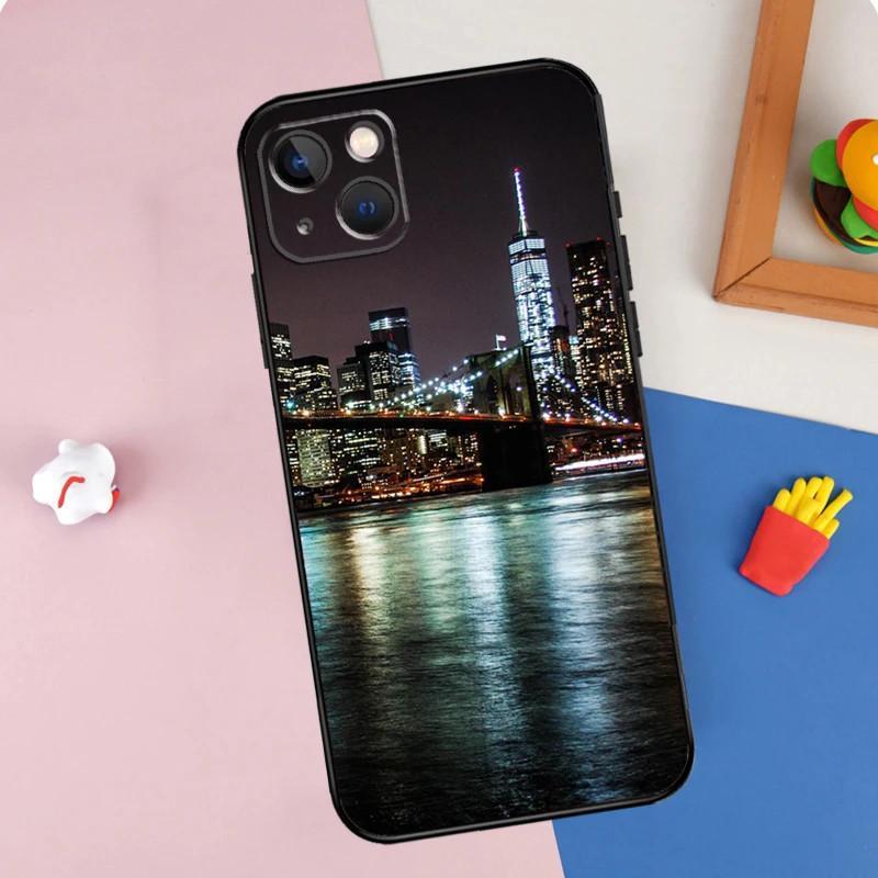 Apple IPhone15 Handyhülle New York City Handyhülle, Bemalt Sturzsicher Huawei Sturzsichere Handyhülle