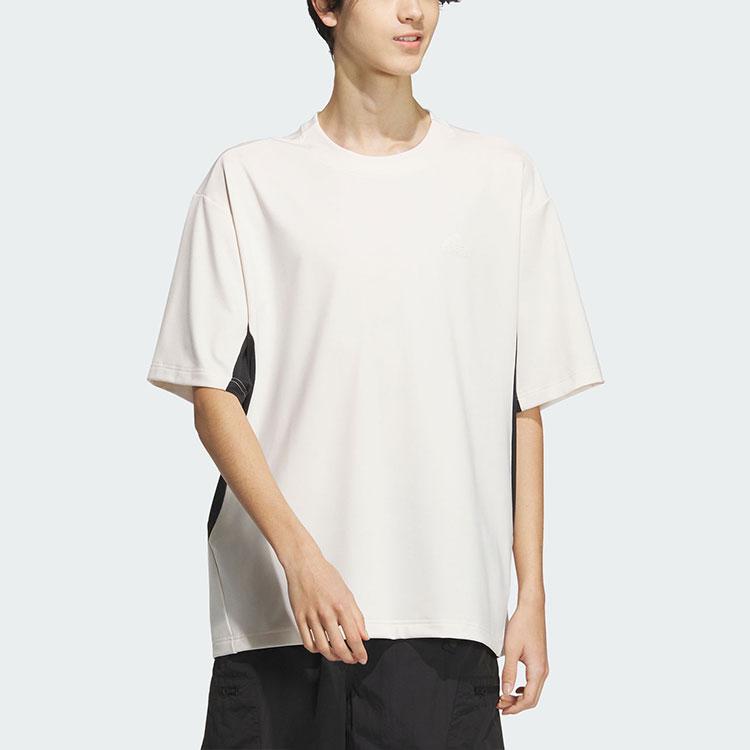 Adidas Future Style Short Sleeve T-Shirt Quick-Dry Sports Casual Crew Neck Men Tops White JI9882