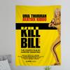 Classic Movie KKill BBill Anime Tapestry Hanging Tarot Hippie Wall Rugs Dorm Wall Hanging Sheets