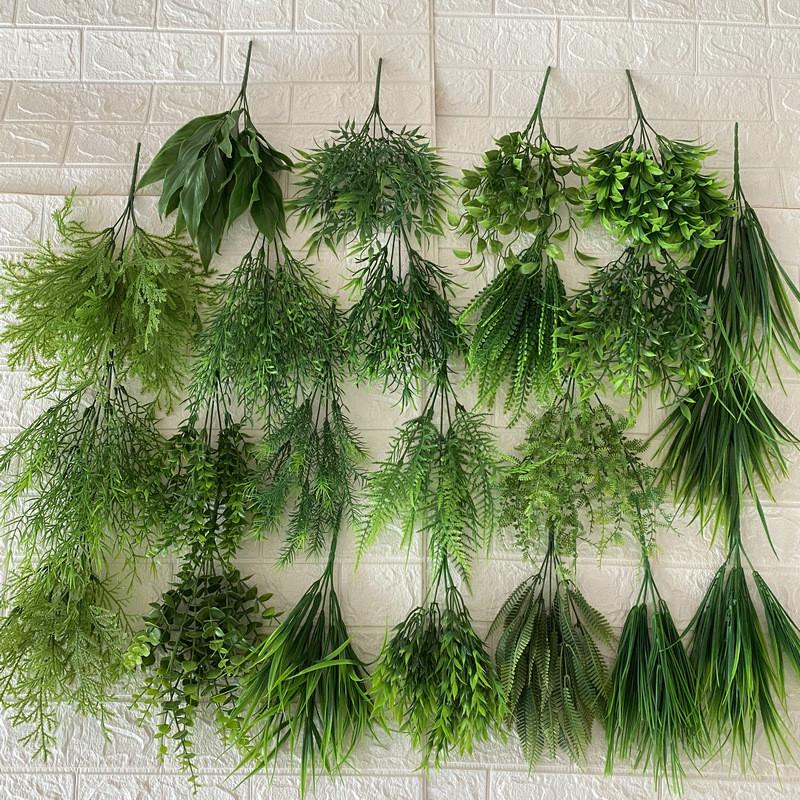 Realistic Greenery Plastic Plants For Event Backdrops And Home Arrangements