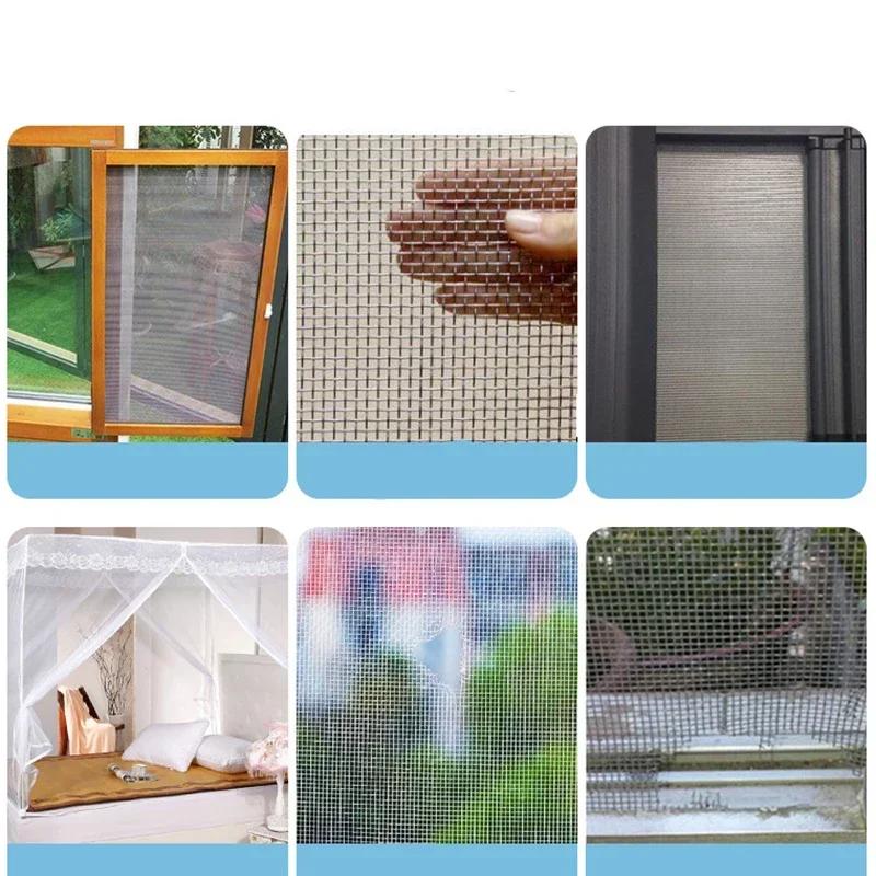 5x200cm Screen Repair Tape Window Door Waterproof Mosquito Net Patch Self-adhesive Super Fix Mesh Netting Broken Holes Tool