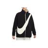 Nike Color Block Velké Logo Sherpa Oboustranná Bunda se Stojáčkem Dámské Bundy Černá CZ4063-010
