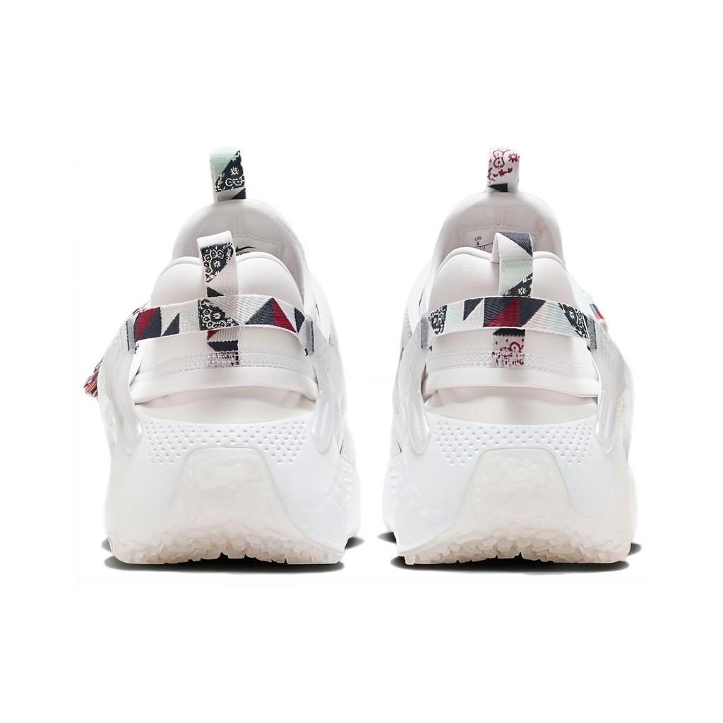 Nike Air Huarache Craft Yerli Kabile Kadın Spor Ayakkabı Beyaz Gece Yarısı Mavisi Açık Ahşap Kahverengisi FN8915-141