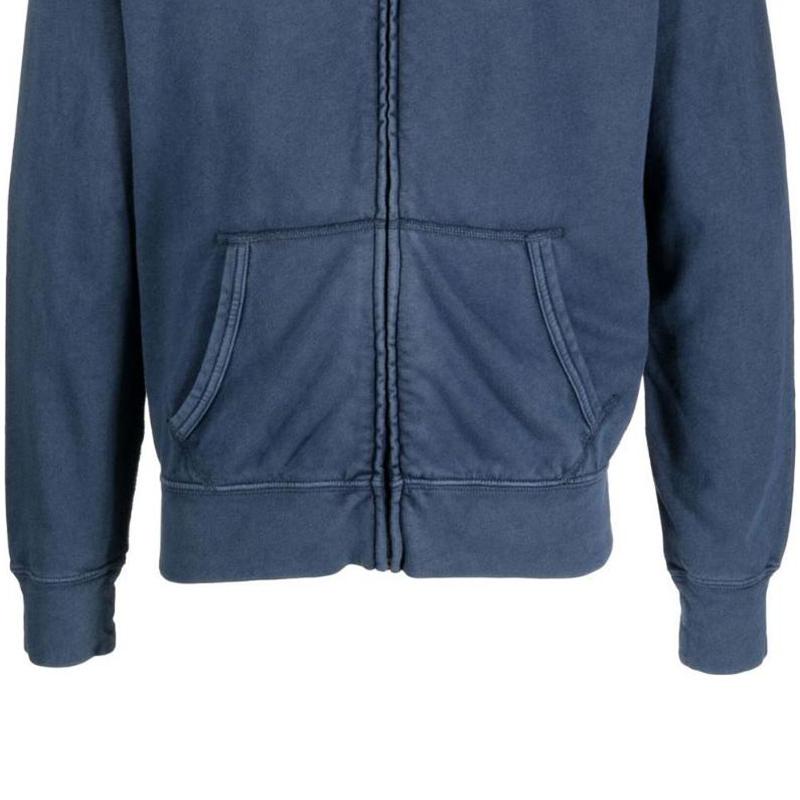 Polo Ralph Lauren Ss23 Logo Embroidered Zip-Up Hooded Long Sleeve Sweatshirt Men Sweatshirt Navy-Blue 710706348-011