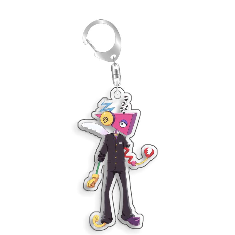 For The Amazing Digital Circus Ragatha Kaufmo Gangle Pomni Acrylic Selfmade Cute Cartoon Anime Keychain Pendant Toy Gift 5cm